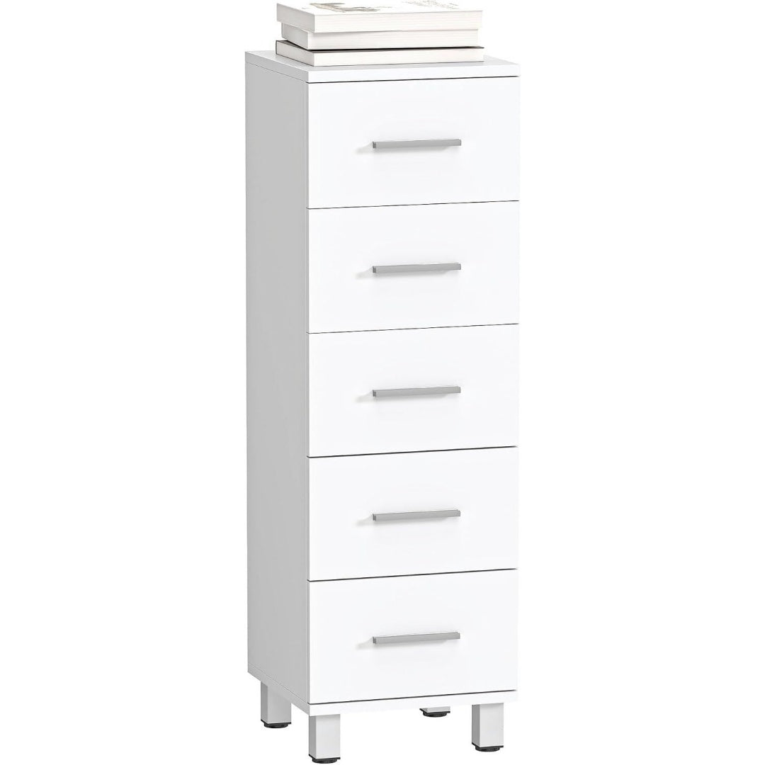 Une silhouette equilibree pour ce buffet avec tiroirs, avec portes, teinte noir et chene