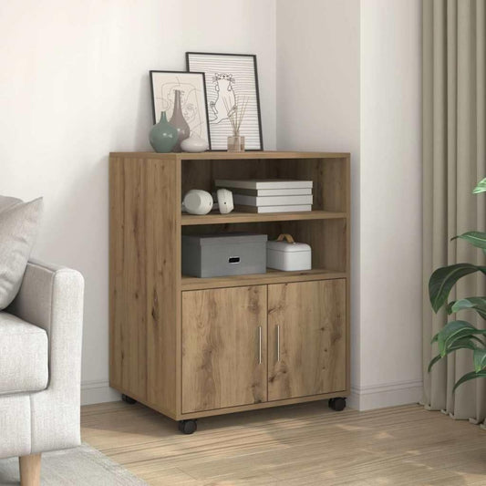 Le charme du rangement avec ce buffet avec portes, avec etageres, coloris noir