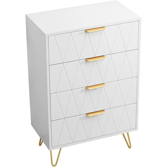 Le charme du rangement avec ce buffet avec tiroirs, avec etageres, coloris blanc et bois naturel