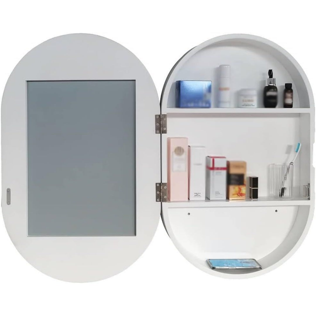 Une touche de caractere, armoire avec portes, a l'aspect bois dans un ton bois naturel