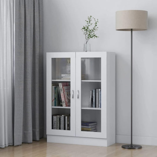 Le charme du rangement avec ce buffet avec portes, aux accents metalliques, coloris bois naturel