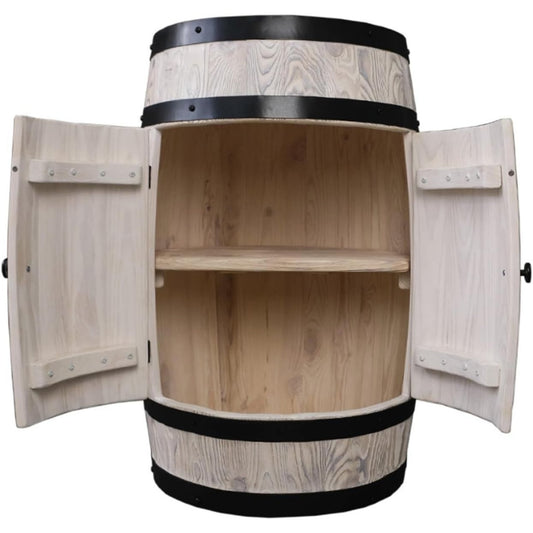 Une touche de caractere, buffet avec portes, aux accents metalliques dans un ton blanc et vert