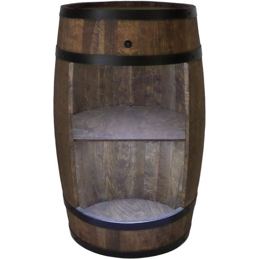 Une silhouette equilibree pour ce buffet avec portes, avec elements vitres, teinte chene et vert