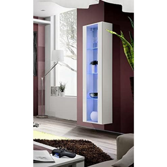 Le charme du rangement avec ce commode avec tiroirs, avec portes, coloris blanc